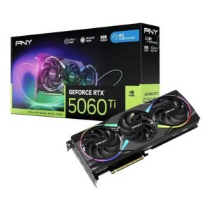 PNY GeForce RTX™ 5060 Ti 8GB ARGB OC Triple Fan DLSS 4 Graphics Card