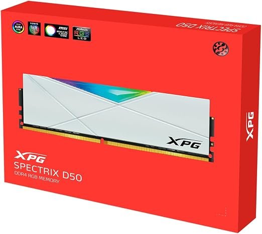 XPG Spectrix D50 Memory Module RGB DDR4 8GBx2 CL16 3200MHz - Image 4